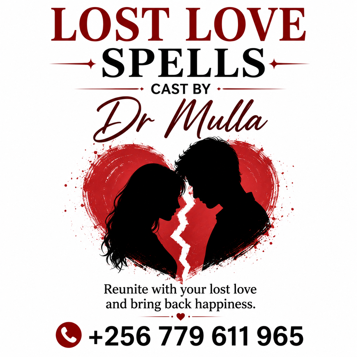 Real Lost Love Spells by Dr Mulla to Reunite Lovers